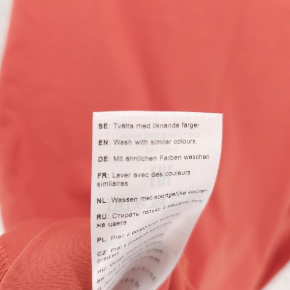 NWT FJALLRAVEN high Coast Dress Organic Cotton Blend Rowan Red Orange SMALL - Picture 11 of 11